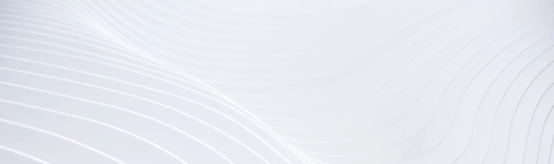 Abstract white flowing lines suggesting seamless continuous testing and improved customer experience