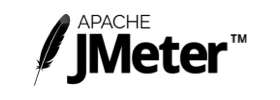 APACHE JMeter™ logo with black feather icon for test automation tool