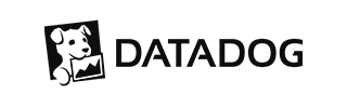 Datadog logo with stylized dog icon and DATADOG text