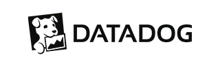 Datadog logo with stylized dog icon and DATADOG text