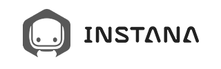 INSTANA logo with stylized robot icon and the text INSTANA