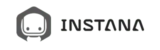 INSTANA logo with stylized robot icon and the text INSTANA