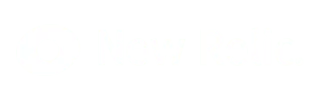 New Relic. logo with white circular icon on green background