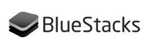 BlueStacks logo for Android virtualization and simulation testing environment