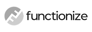 Functionize logo with gray circular icon and black Functionize wordmark