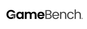 GameBench logo in black text on a transparent background