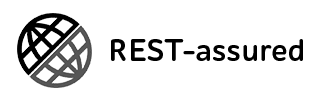 REST-assured logo with globe icon and black text REST-assured