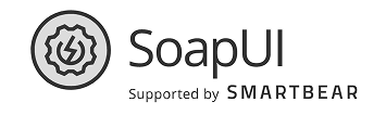 SoapUI logo with Supported by SMARTBEAR certification text