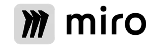 Black stylized triple arrow icon on a rounded square background