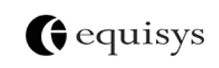 Equisys logo in black with stylized circular emblem and lowercase company name