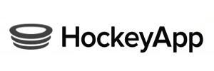 HockeyApp logo with stylized stacked puck icon and HockeyApp text