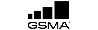 GSMA logo with ascending bar chart icon above the text GSMA