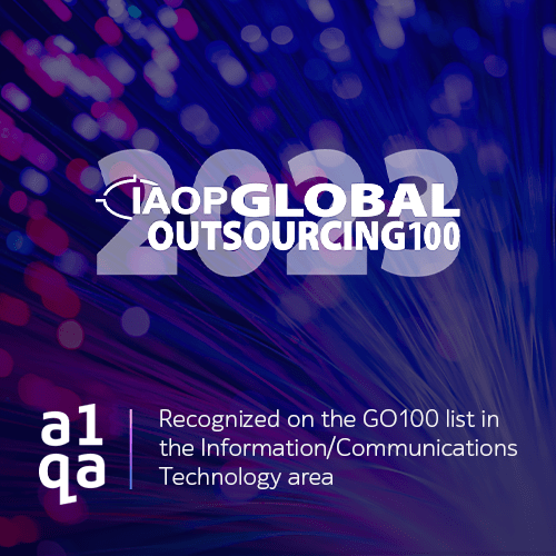 a1qa 2023 Global Outsourcing 100: Recognized on the GO100 list in the Information/Communications Technology area