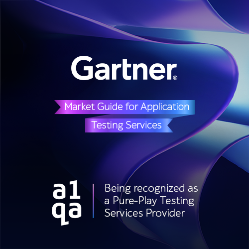 Gartner Market Guide for Application Testing Services: a1qa recognized as a Pure-Play Testing Services Provider