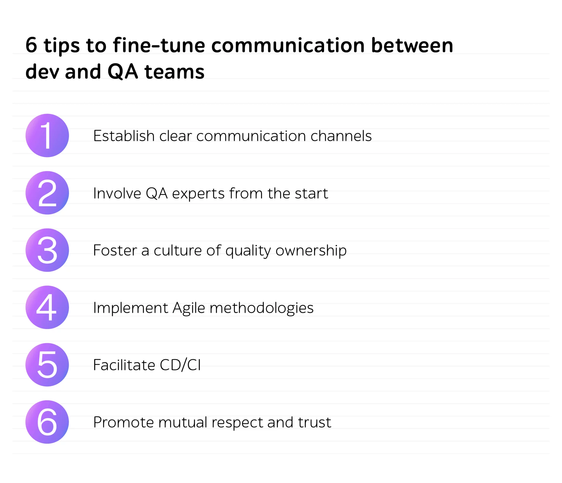 Dev and QA collaboration