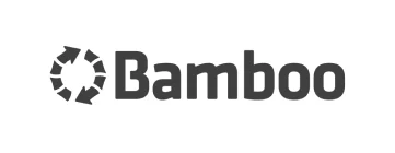 Bamboo logo with circular segmented icon beside the word Bamboo