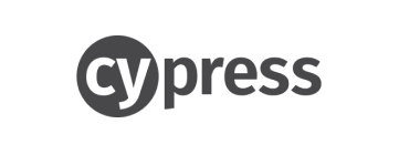 Cypress logo in black on a white background