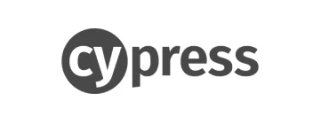 Cypress logo in black on a white background