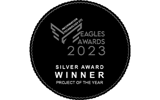 EAGLES AWARDS 2023 SILVER AWARD WINNER PROJECT OF THE YEAR badge