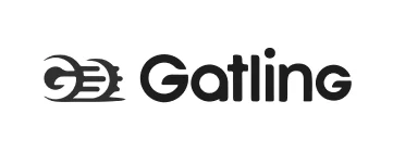 Gatling logo with stylized speed icon and the text Gatling