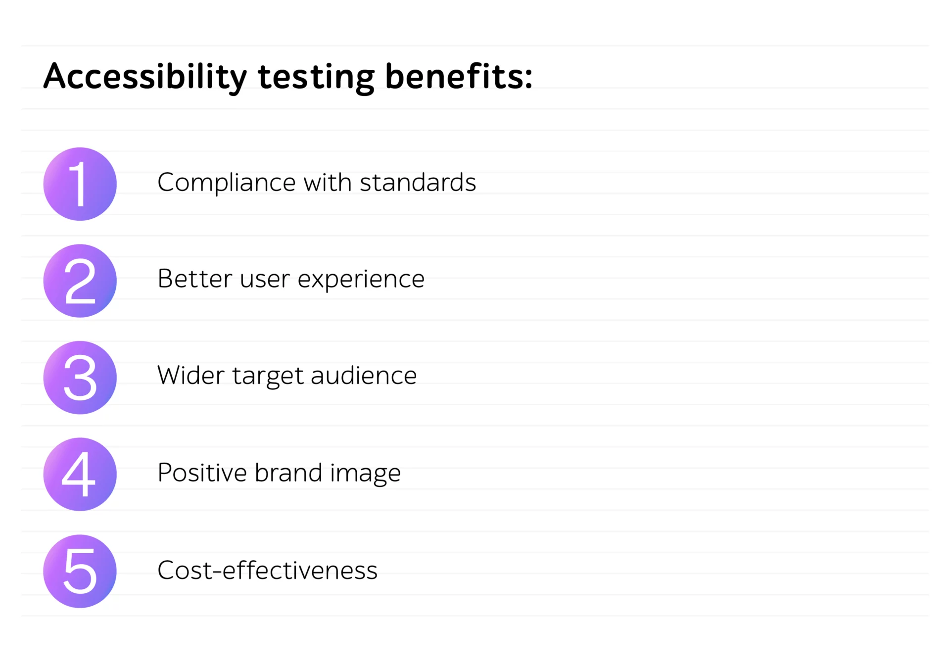 Accessibility testing guide
