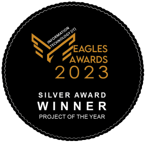 EAGLES AWARDS 2023 SILVER AWARD WINNER PROJECT OF THE YEAR badge