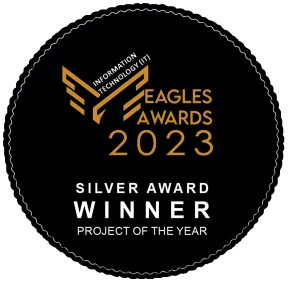 EAGLES AWARDS 2023 SILVER AWARD WINNER PROJECT OF THE YEAR badge