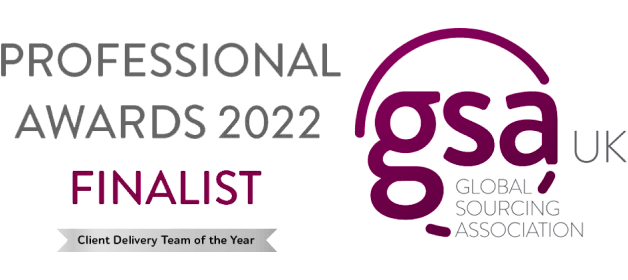 PROFESSIONAL AWARDS 2022 FINALIST GSA UK Client Delivery Team of the Year