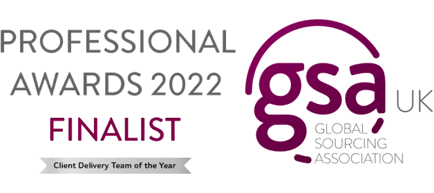 PROFESSIONAL AWARDS 2022 FINALIST GSA UK Client Delivery Team of the Year