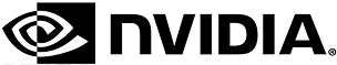 NVIDIA logo with stylized eye symbol and NVIDIA wordmark