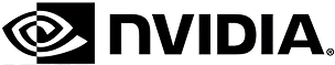 NVIDIA logo with stylized eye symbol and NVIDIA wordmark