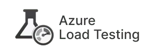 Azure Load Testing logo with lab flask and stopwatch icon