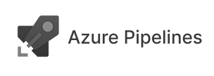 Azure Pipelines logo with stylized gray pipeline icon and text Azure Pipelines