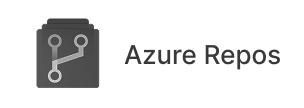 Azure Repos logo with branching repository icon and text Azure Repos
