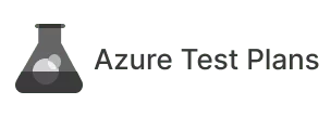 Azure Test Plans logo with laboratory flask icon