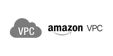 VPC cloud icon next to amazon VPC wordmark