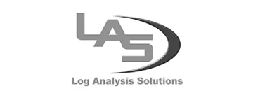 LAS logo with stylized letters and text Log Analysis Solutions