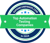 SuperbCompanies.com Top Automation Testing Companies badge in 2024