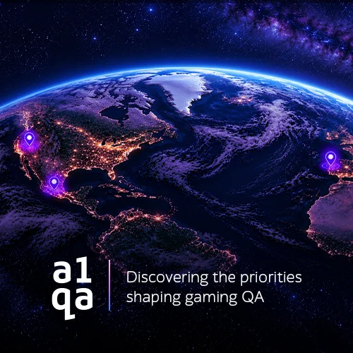 a1qa representatives at international gaming events discussing quality assurance challenges and industry trends